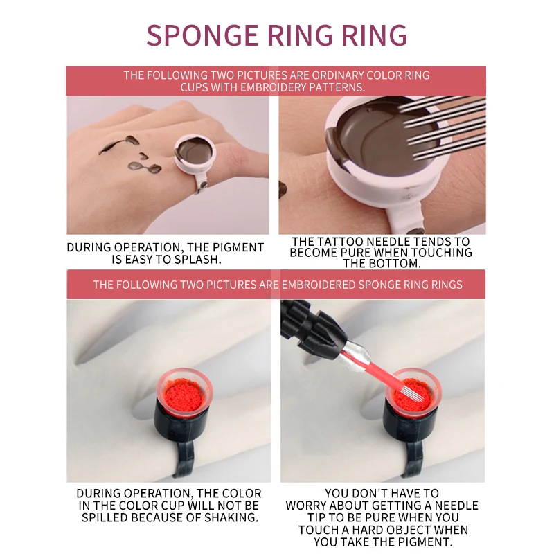 Лидер продаж одноразовый стакан с чернилами для перманентного макияжа и