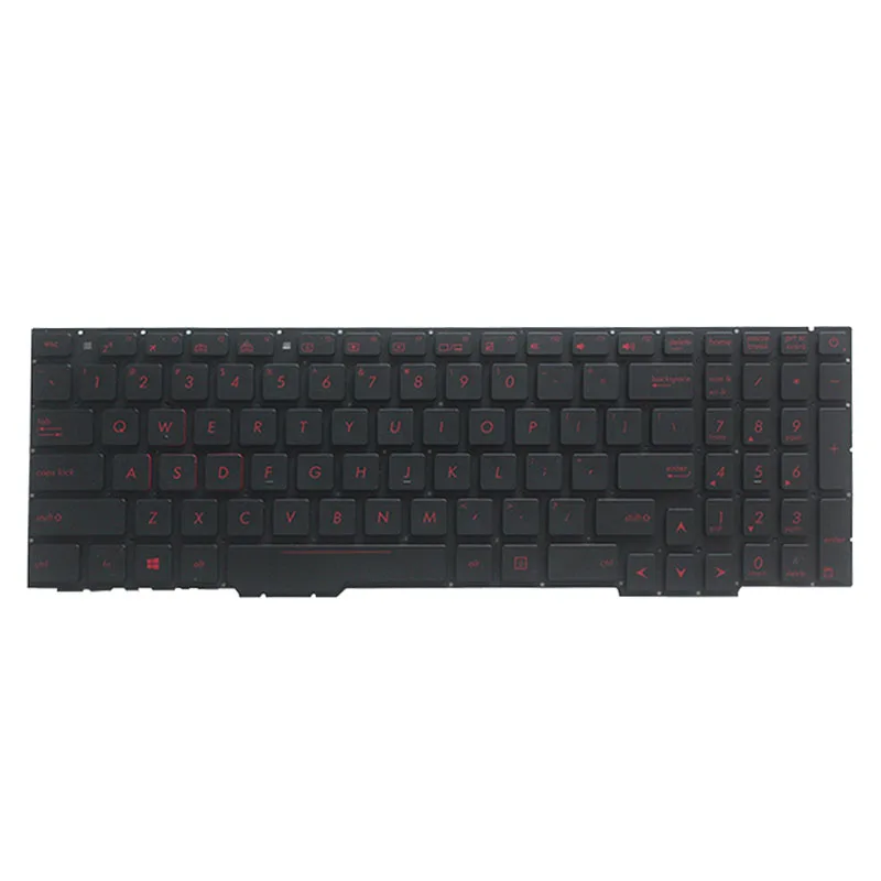 Клавиатура для ноутбука ASUS GL553 GL553V GL553VW ZX553VD ZX53V ZX73 FX553VD FX53VD FX753VD FZ53V с красной