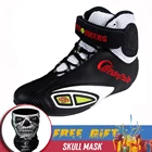 Женские мужские мотоциклетные ботинки из искусственной кожи, нескользящая обувь для шоссейных гонок, весна-осень, дышащая мотоциклетная обувь, мужские мотоциклетные ботинки