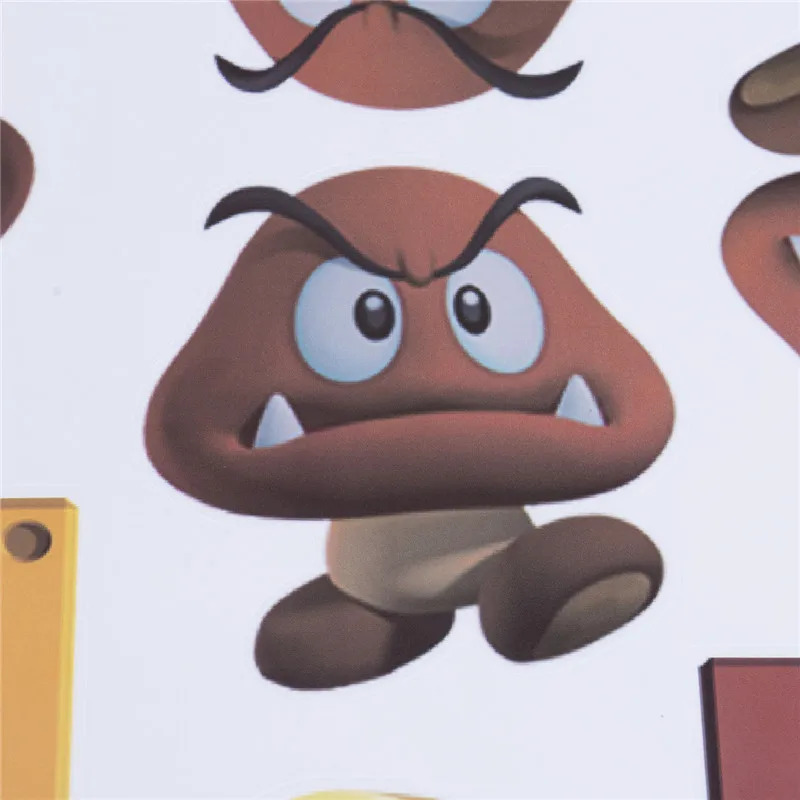 Многокомпонентная упаковка Супер Марио наклейка на стену Бесплатная комбинация