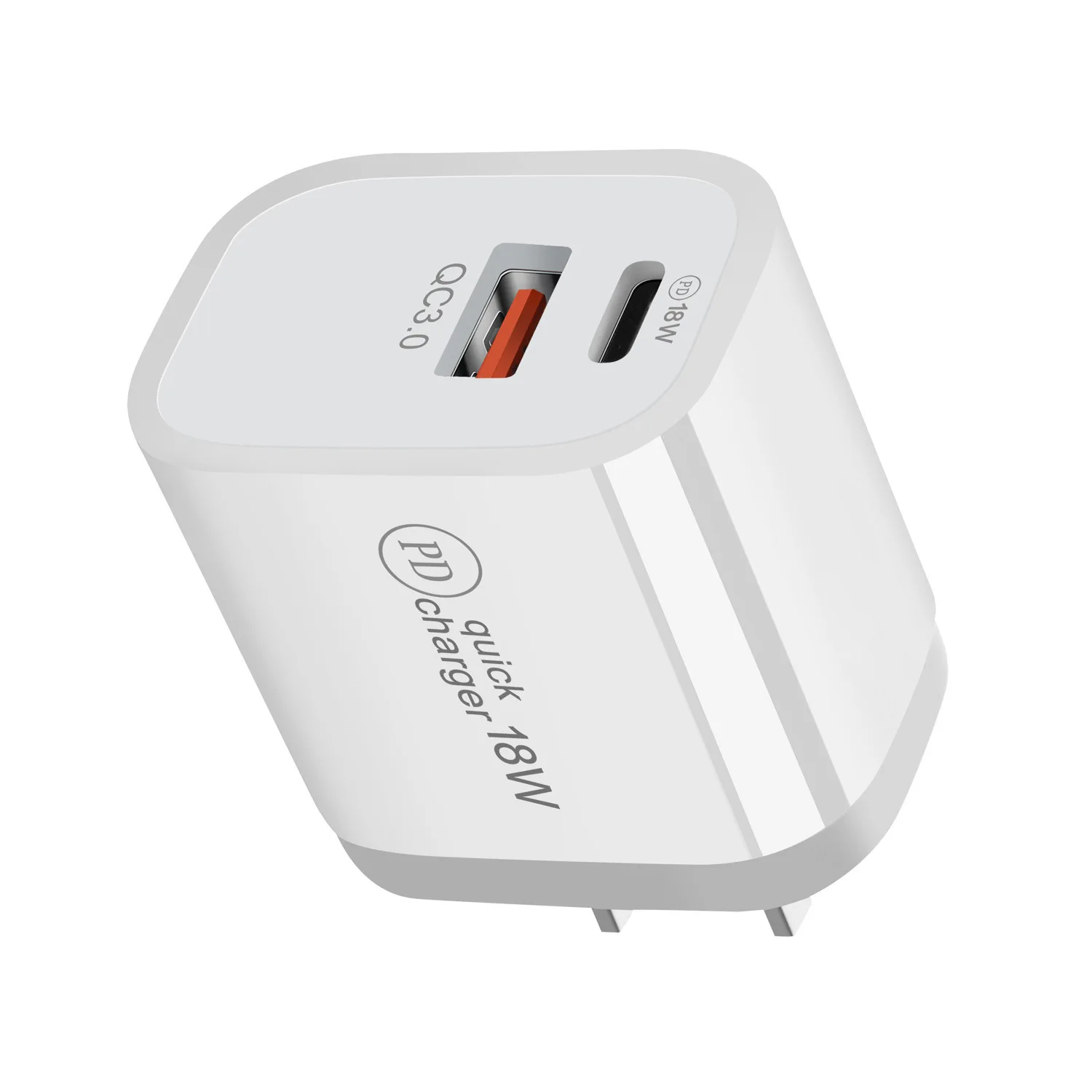 

Quick Charge 3.0 USB Type C PD Dual Port Charger Mobile Phone Power Adapter NC99