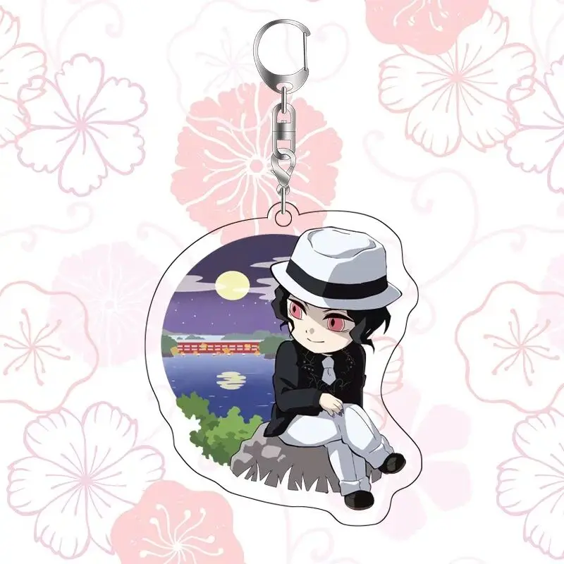 Брелок для ключей Kamado Nezuko акриловый милый реквизит косплея аниме истребитель