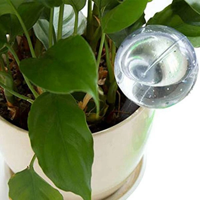 20 Pcs Plant Watering Bulbs Clear Self-Watering Globes Automatic Water Balls Device Vacation Houseplant Pot | Дом и сад