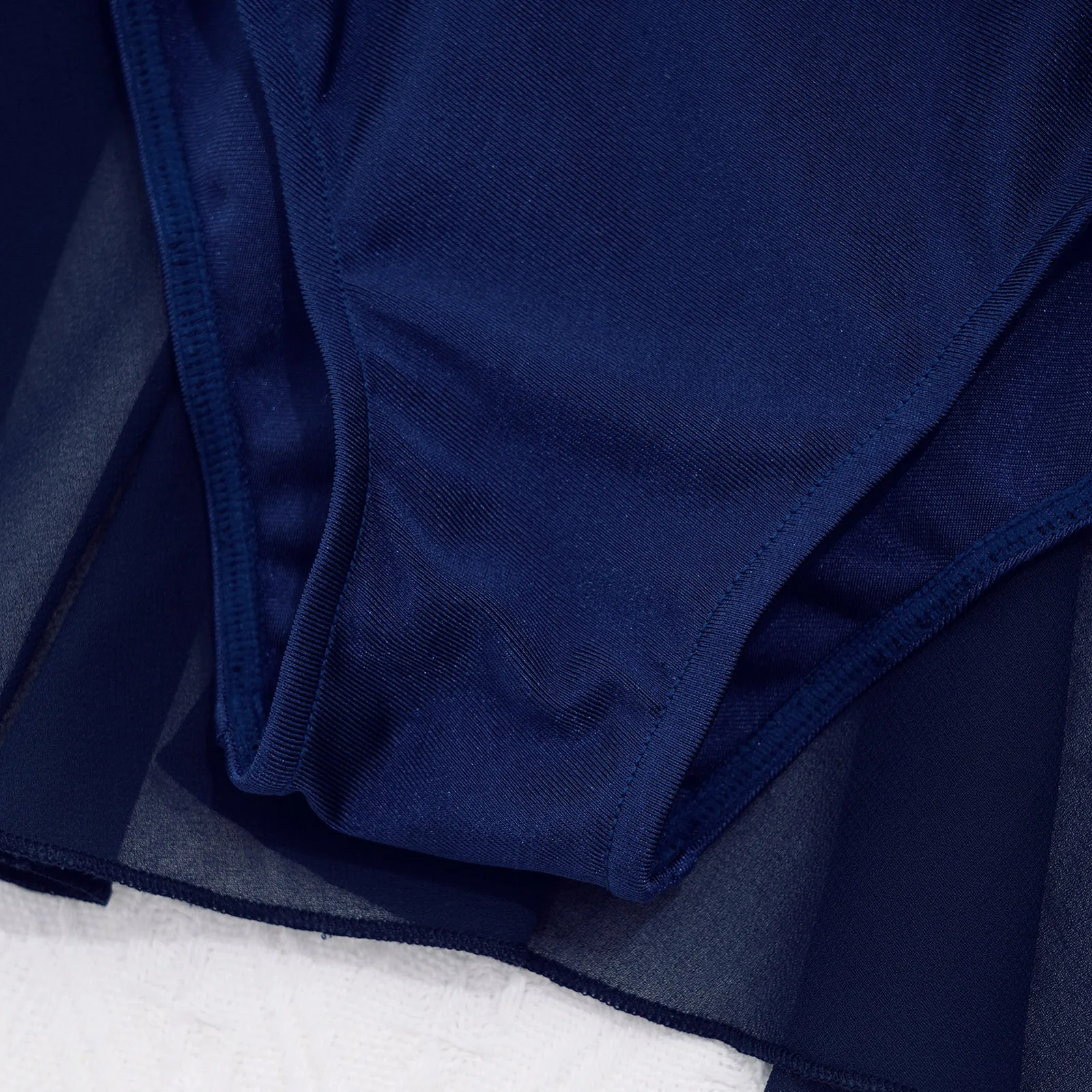 Kids Teens Ballet Gymnastics Leotard Dress Sparkly Rhinestone Tulle Figure Ice Roller Skating Dress Costume Girls Dance Wear