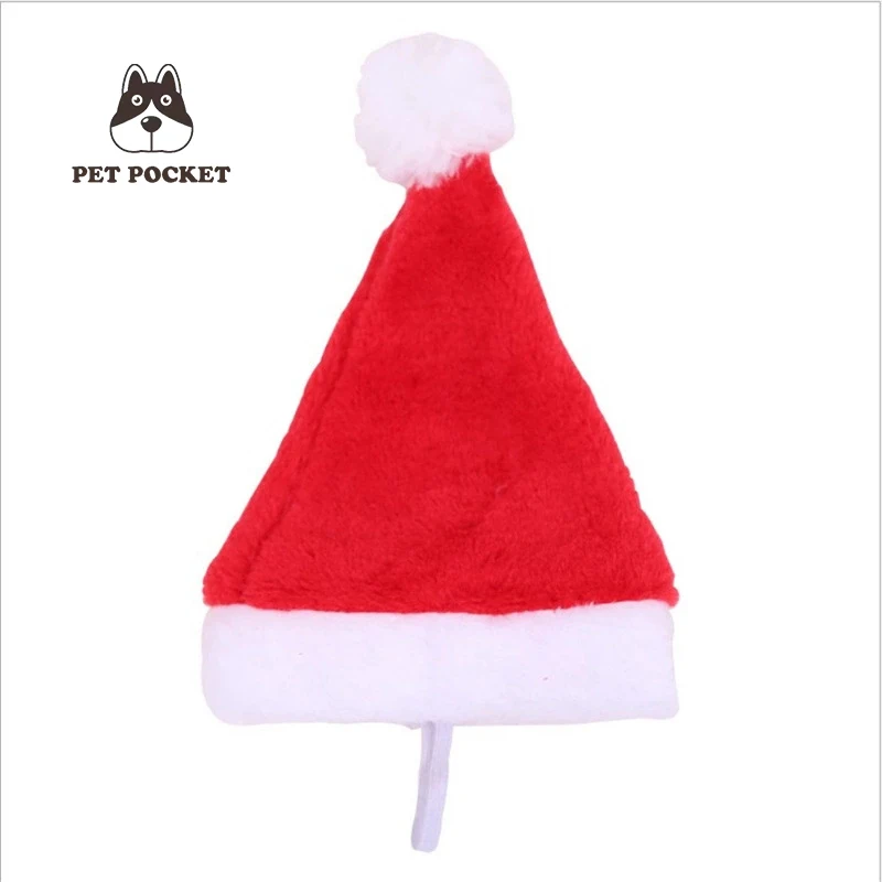 2019 Рождественская шляпа для собак кошек животных шерстяная пышная домашних