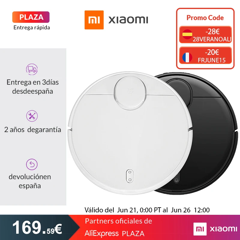 Робот-пылесос Xiaomi Mi Pro для дома автоматическое подметание пыли стерилизация