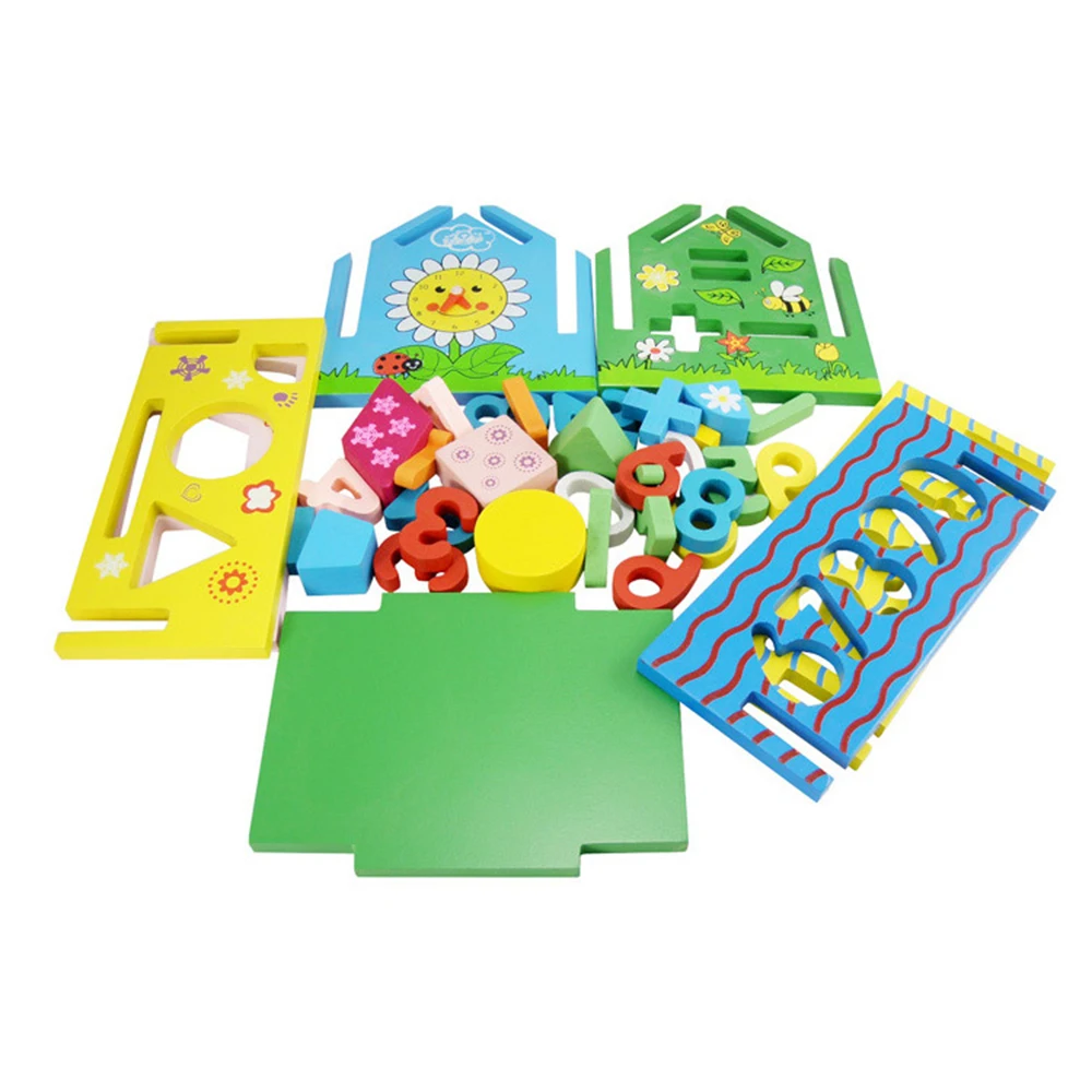 

Solid Wood Digital Geometry Matching Smart House Children's Wooden Puzzle Toy Disassembly Intelligence Box