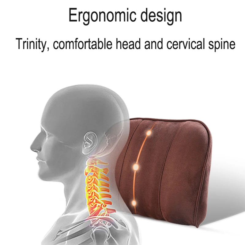 Автомобильная подушка Maybach S-Class для подголовника Ультрамягкая замшевая ткань