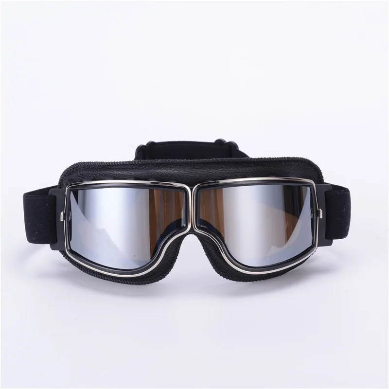 

Helmet retro goggles windproof sand proof UV glasses personalized leather Knight goggles protective glasses
