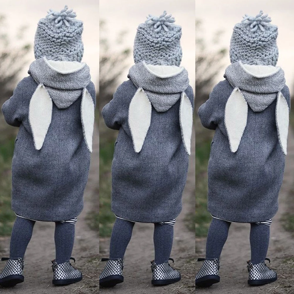 Детские зимние теплые хлопковые толстовки с капюшоном для маленьких девочек, верхняя одежда, плащ, куртка на пуговицах, пальто, От 1 до 5 лет куртка для девочек