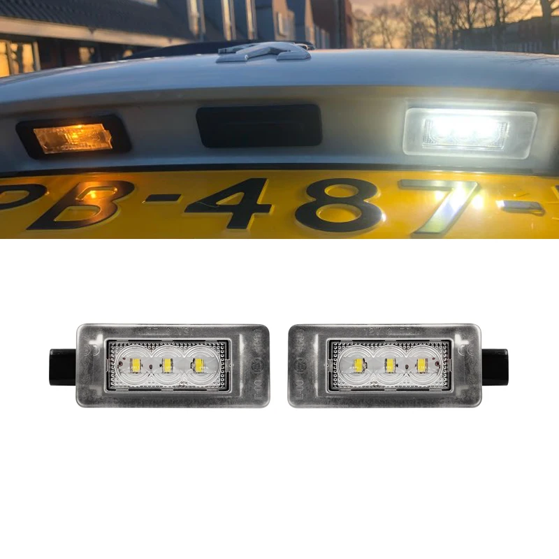 2 шт./компл. светодиодные номерные знаки для Peugeot 207 CC 308 MK2 2008 208 Citroen C5 II RD 08