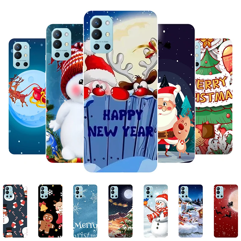 

Christmas Case For Oneplus 9R Case Bumper Silicone Phone Cover For One Plus 9R 5G Soft Back Cover for OnePlus9R 9 R Cases