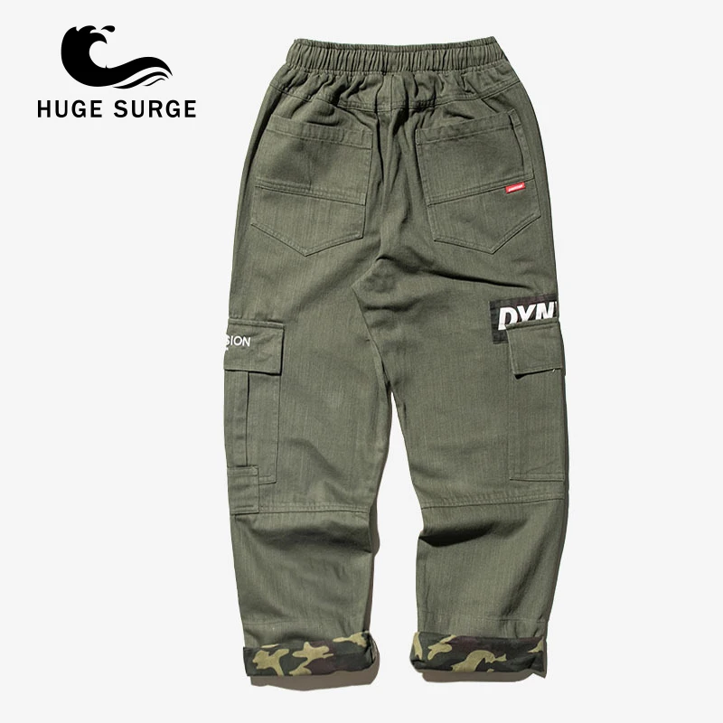 

Hip Hop Loose Cargo Pants Street Fashion BF Sports Pants With Multiple Pockets And Cotton Trousers Cuffed Joggers