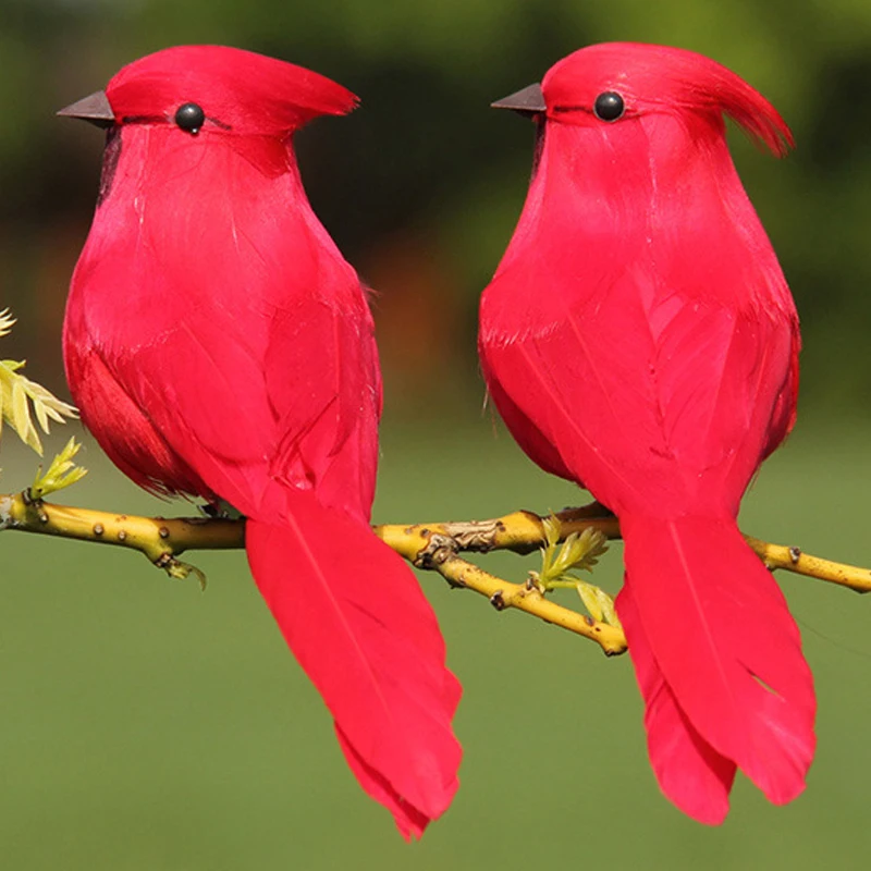 Имитация птиц ручной работы 2 шт./лот инновационная фигурка пера для газона