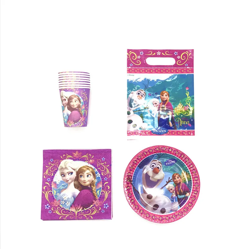 41 шт. Disney замороженные Тема красивые одноразовые День рождения украшения для