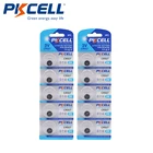 10 шт. 2 карты PKCELL CR927 3 в 30 мАч литиевая марганцевая кнопка, батарея для монет для часов, игрушек, калькуляторов