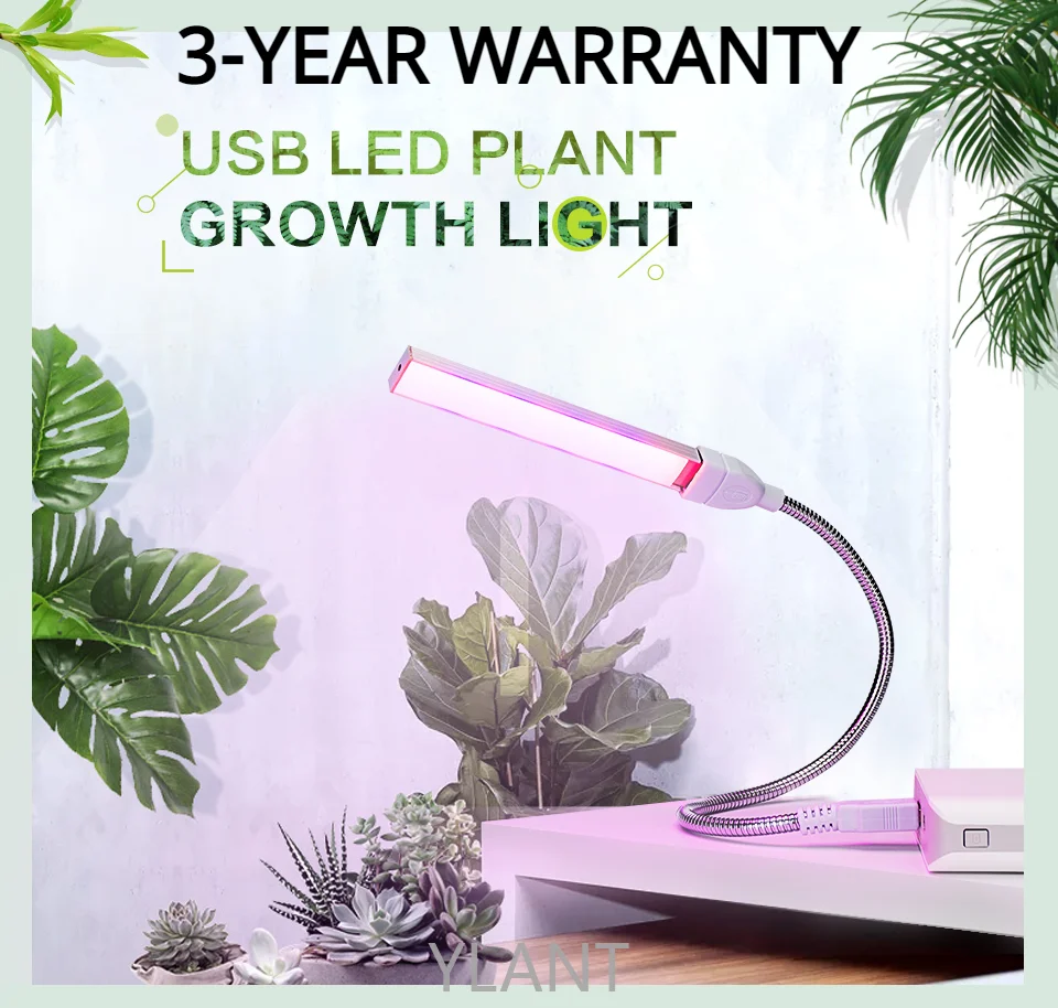 

USB LED Grow Light Full Spectrum 3W 5W DC 5V Fitolampy For Greenhouse Vegetable Seedling Plant Lighting IR UV Growing Phyto Lamp