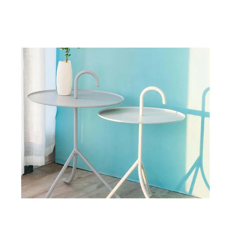 

Louis Fashion Simple iron art handle side table simple household tea table small round table corner table creative nightstand