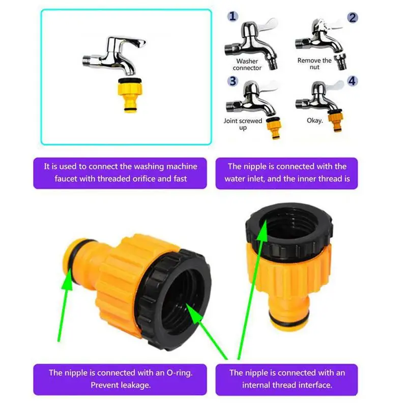 Производители поставляют адаптер для крана от 4 до 6 точек 1 / 2 3 быстрого