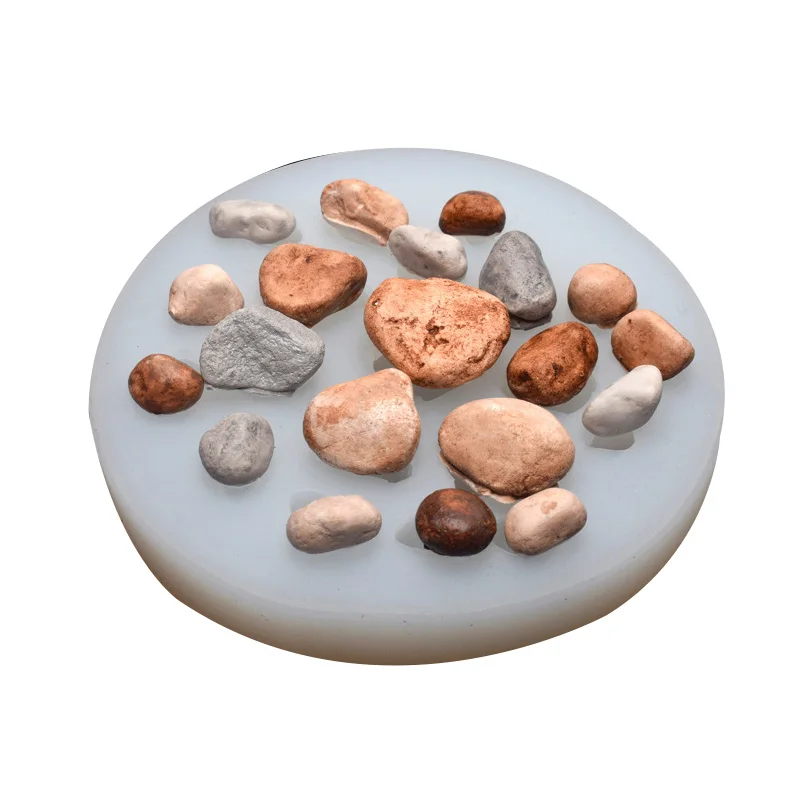 

Каменная форма из силикагеля, украшение для шоколада, сахарного торта, инструменты для выпечки, ремесла, форма для смолы, силиконовые формы
