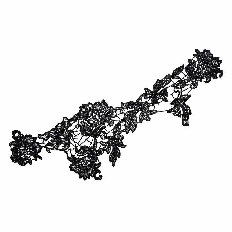 Вышивка с круглой горловиной для творчества искусственные Съемная воротники