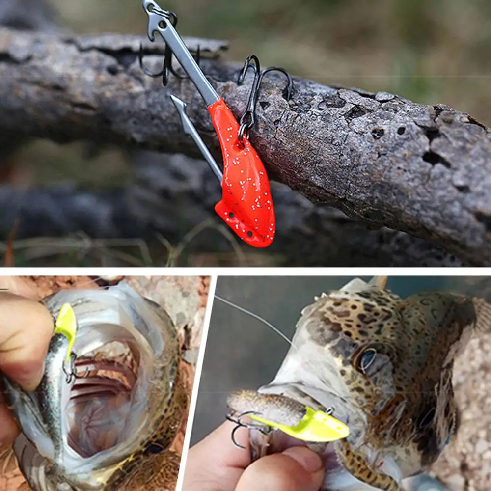 Ловля джиг головки с VMC крючок зазубринами 15 г 6 5 см Световой свинцовый для Мягкая