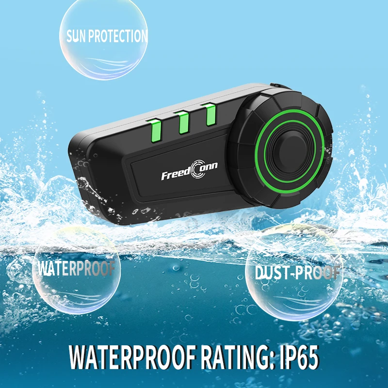 Гарнитура Freedconn KY мотоциклетная с поддержкой Bluetooth и FM радио|motorcycle helmet headphones|helmet