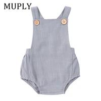 0 3y newborn kids bodysuit baby boy girl clothes jumpsuit sunsuit outfits soild childrens clothes baby summer clothing