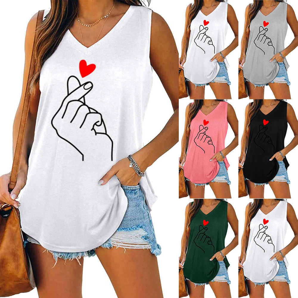 

Женский винтажный топ с V-образным вырезом, без рукавов