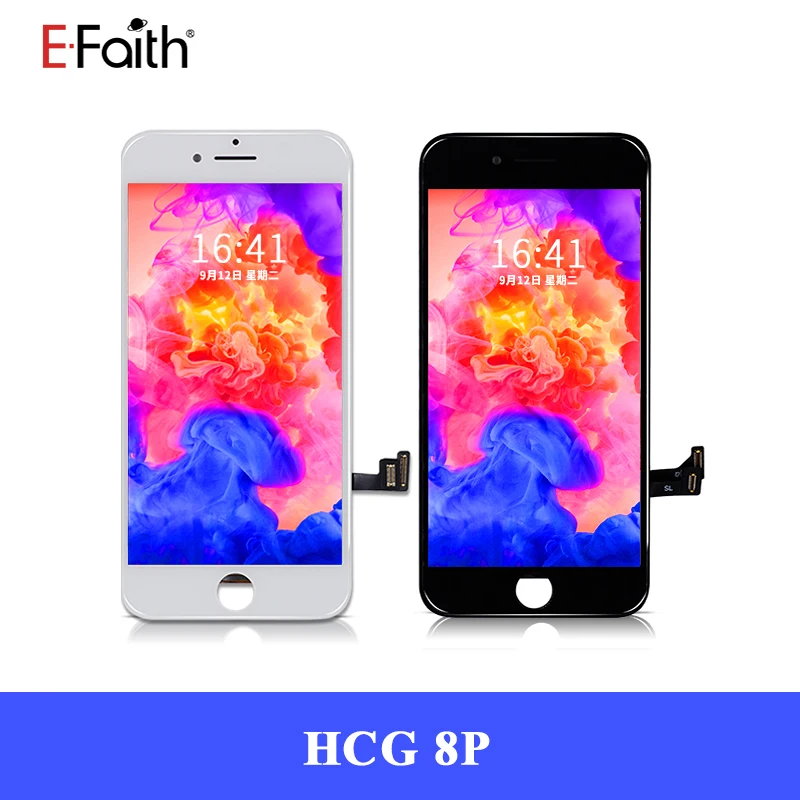 HCG 8P Leave color 5 шт./партия EFaith HCG качественная цветная яркость для iPhone 7G 7P 7Plus 8G 8 P 8 Plus ЖК-дисплей с 3D сенсорным экраном - Цвет: HCG 8P Leave color