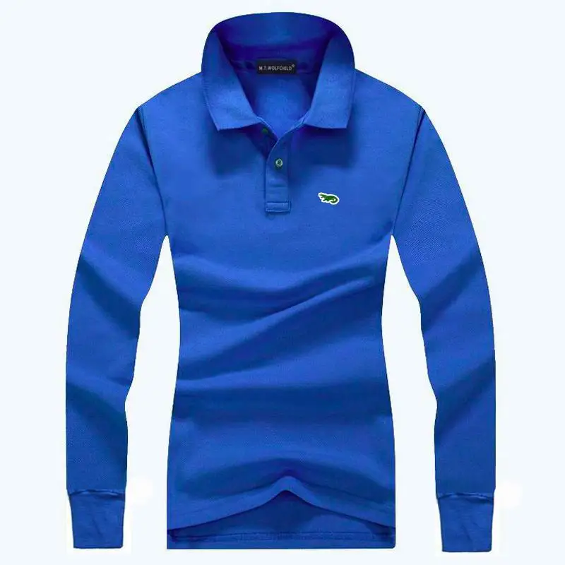 Модные женские рубашки-поло с длинным рукавом Дамская Повседневная брендовая