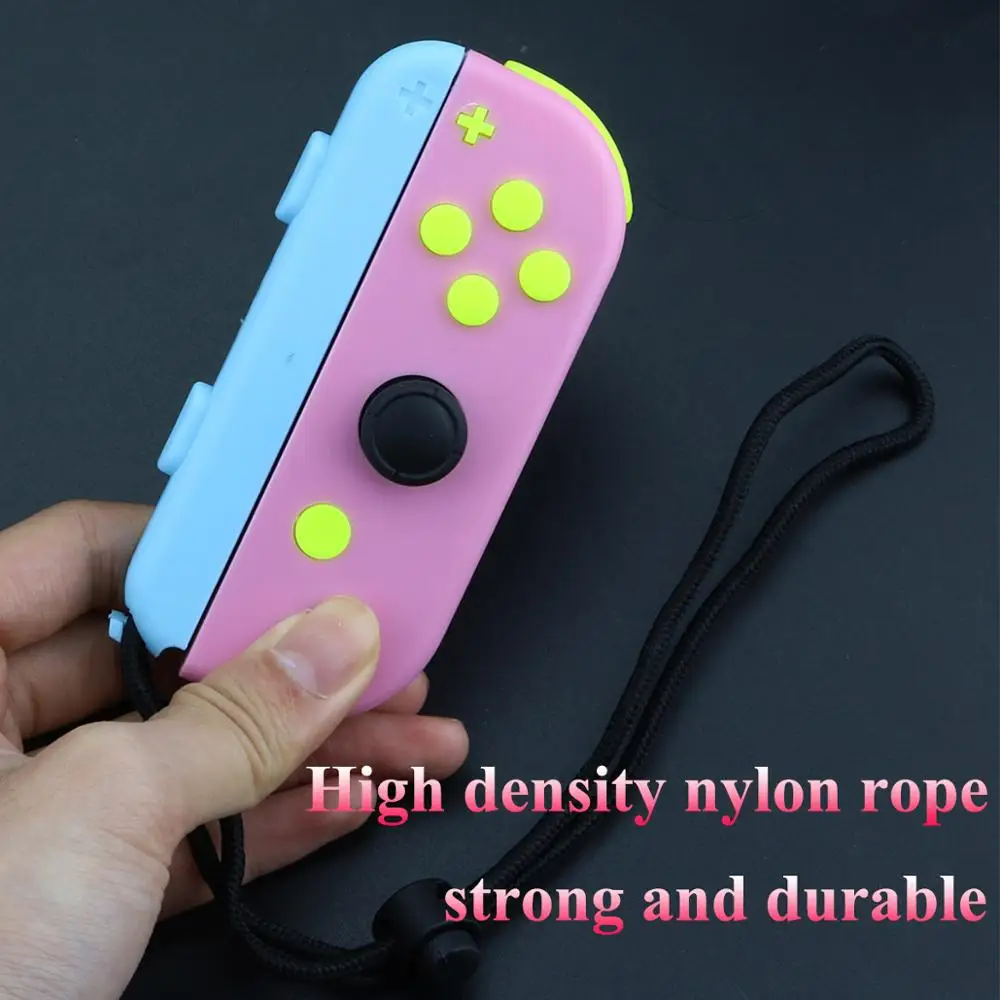 Цветной ремешок YuXi для переноски на запястье Nintendo Switch NS NX Joy-Con портативный