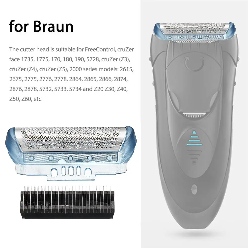 For Braun 20S/2000 Series CruZer3/4/5 Shaver Cutter Replacement Kit Head Accessories FreeControl CruZer Face |
