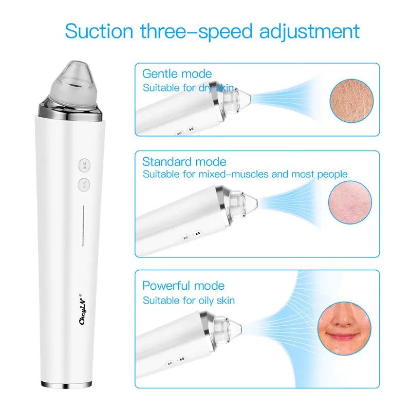 

Electric Blackhead Remover Vacuum Visual Facial Pore Cleaner Phone Linked Display WiFi Beauty Device Acne Comedo Extractor 48