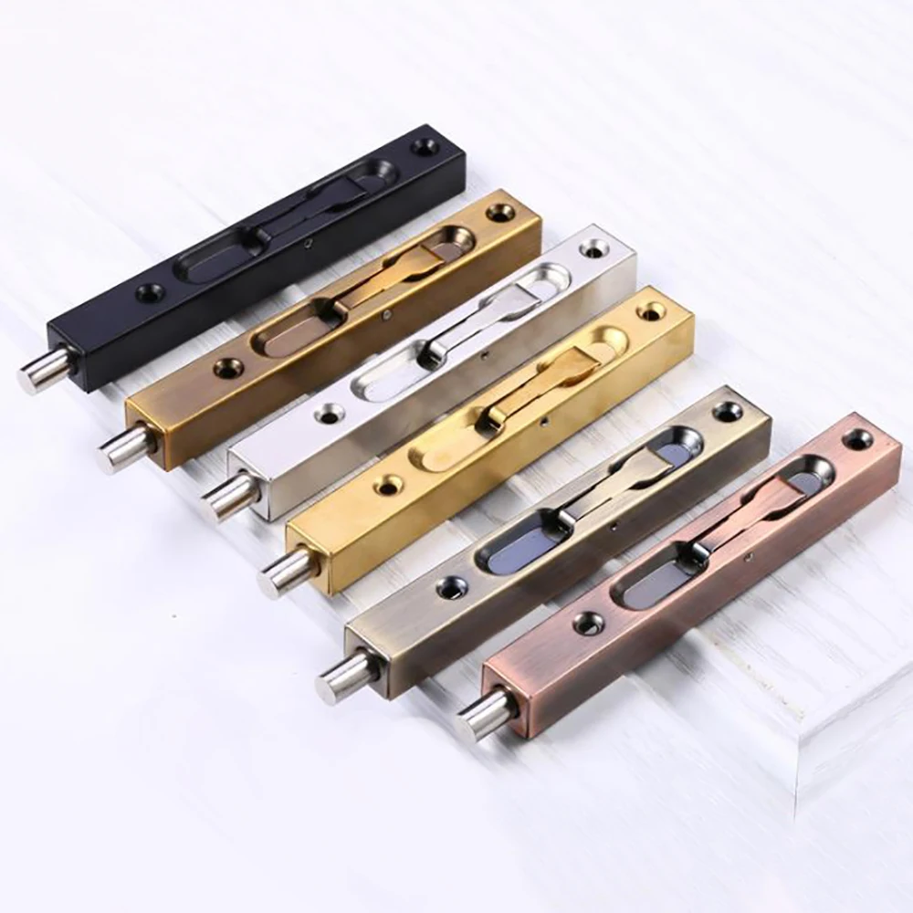 1 шт. 304 Нержавеющая сталь дома Gate двери защелка охранник флеш горка замок слайд