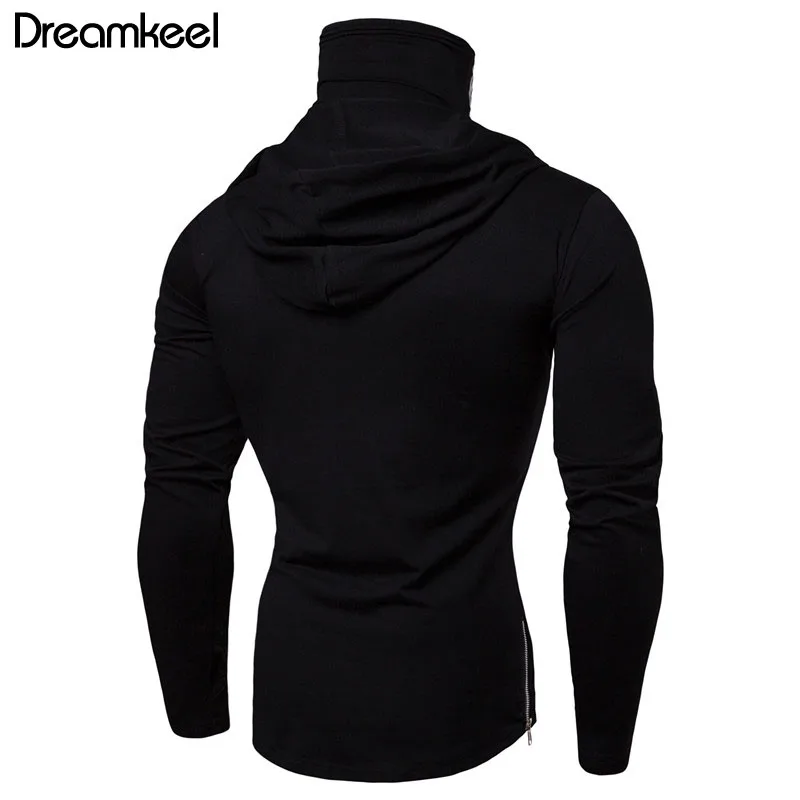 Весенняя толстовка с капюшоном мужские однотонные повседневные топы длинными