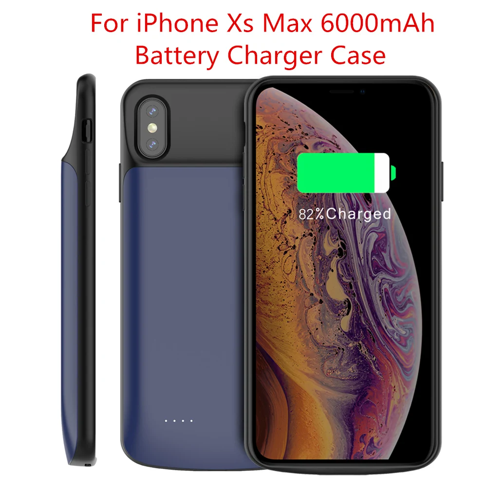 For iPhone Xs Max Для iPhone 11 11 Pro 11 Pro Аккумулятор Max чехол 5000 мАч Внешний аккумулятор зарядное устройство чехол для iPhone 6 6s 7 8 Plus Xr X Xs Max чехол - Цвет: For iPhone Xs Max