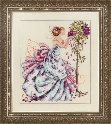 

FF MM Counted Cross Stitch Kit Fan blowing a fan Handmade Needlework For Embroidery 14ct Cross Stitch MD124