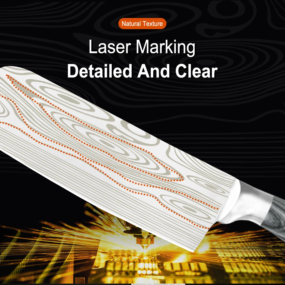 XYj набор кухонных ножей шеф повара инструментов лезвие из нержавеющей стали с