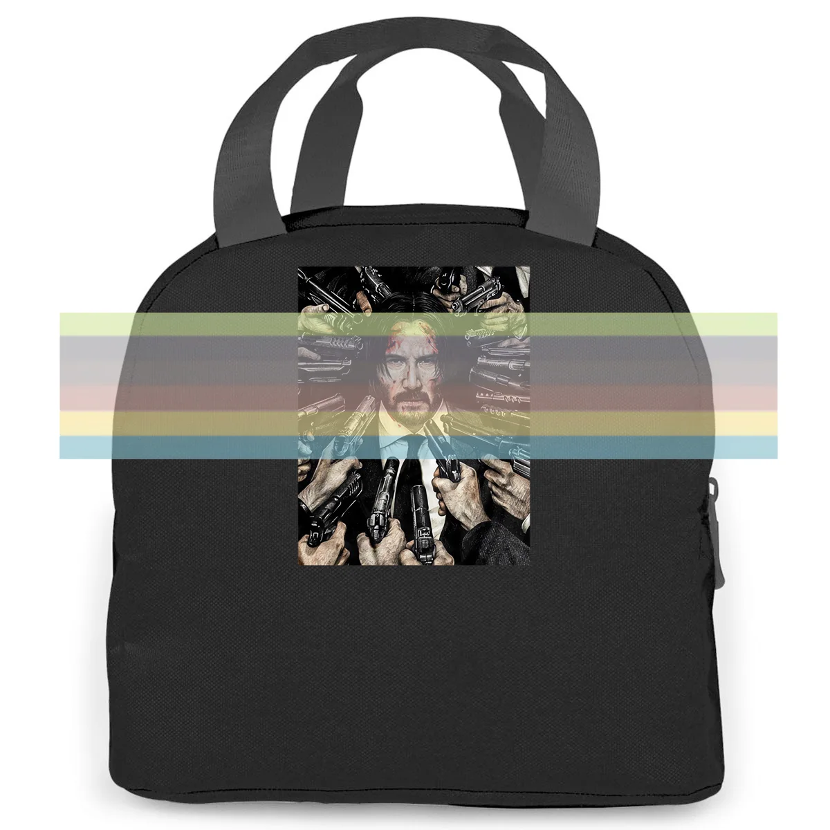 

Jonathan Wick Maglietta Maglia John Keanu Reeves Film Idea Regalo women men Portable insulated lunch bag adult