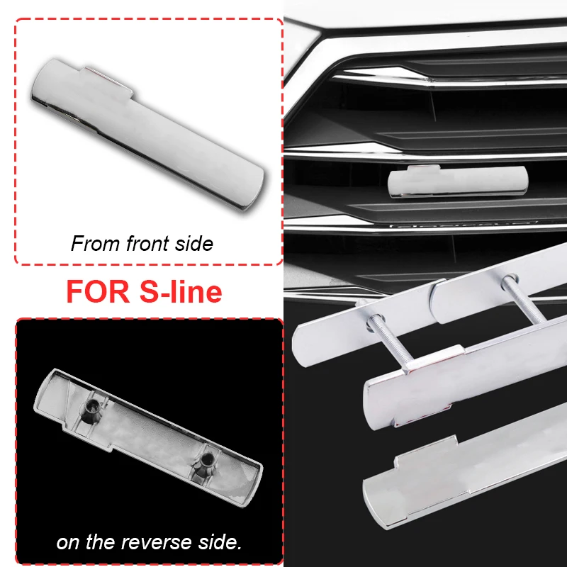 

1pcs Car Front Grille Badge Emblem Grill For Audi Sline A3 A4 A5 A6 A7 A8 TT Q3 Q5 Q7 A1 B5 B6 B7 B8 B9 S3 S4 S5 S6 S7 RS3 RS5