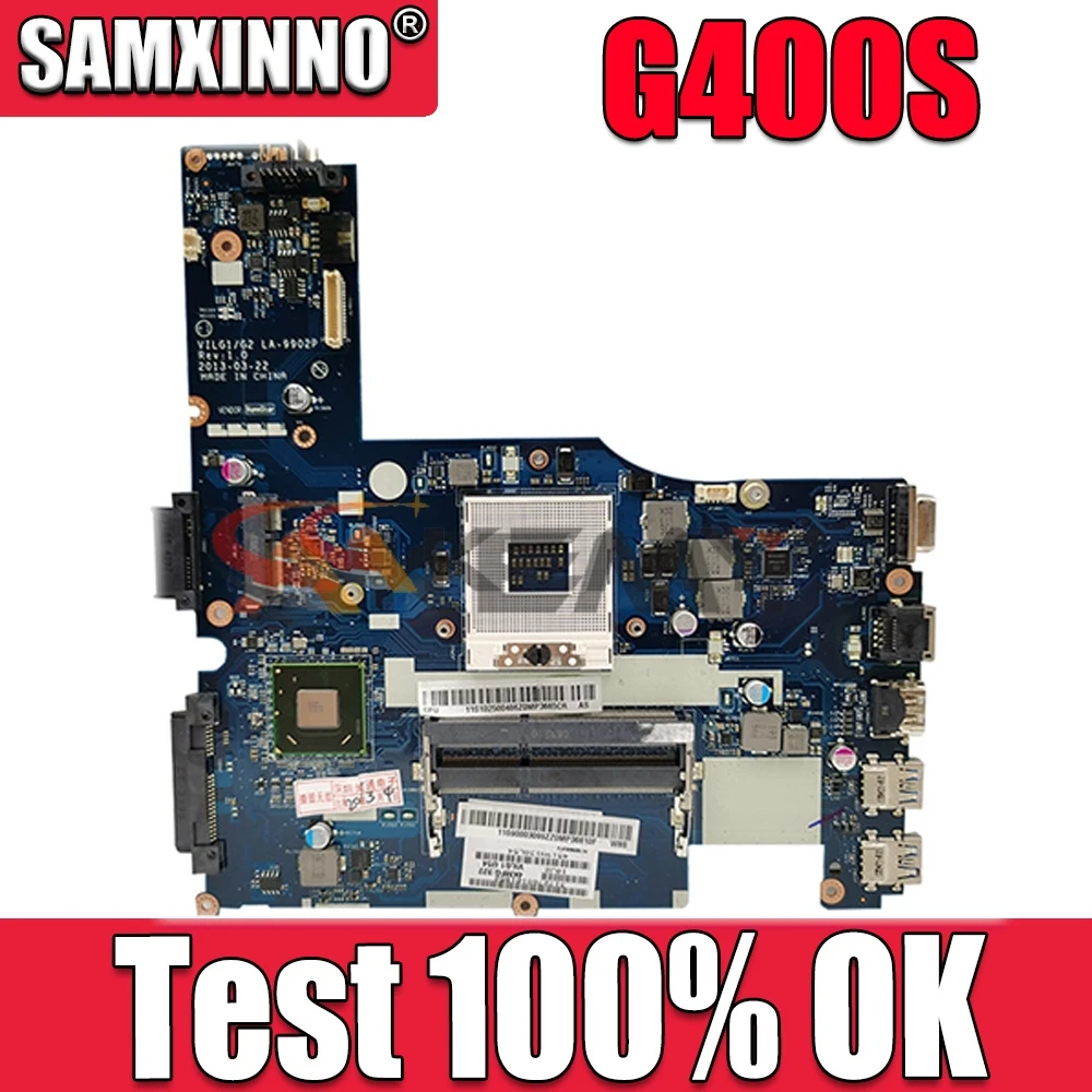 

Akemy VILG1 G2 LA-9902P Rev 1,0 материнская плата для ноутбука lenovo ideapad G400S с экраном 14″ процессором Intel HM77 HD4000 графика основная плата