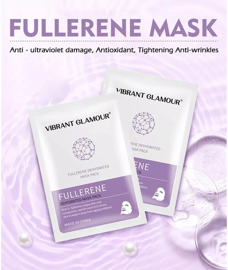 

Fullerene Oligopeptide Lyophilized Powder Face Mask Whitening Dilute Acne Marks Moisturizing Skin Reparing Face Mask Skin Care