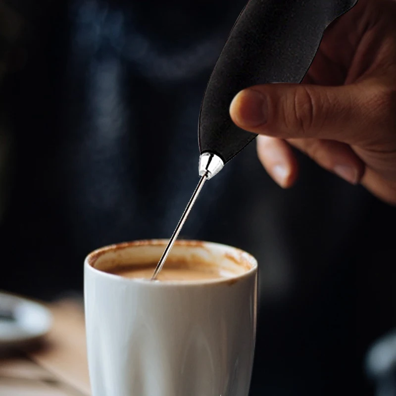 

Electric Milk Frother Automatic Handheld Foam Coffee Maker Egg Beater Milk Cappuccino Frother Portable Kitchen Coffee Whisk Tool