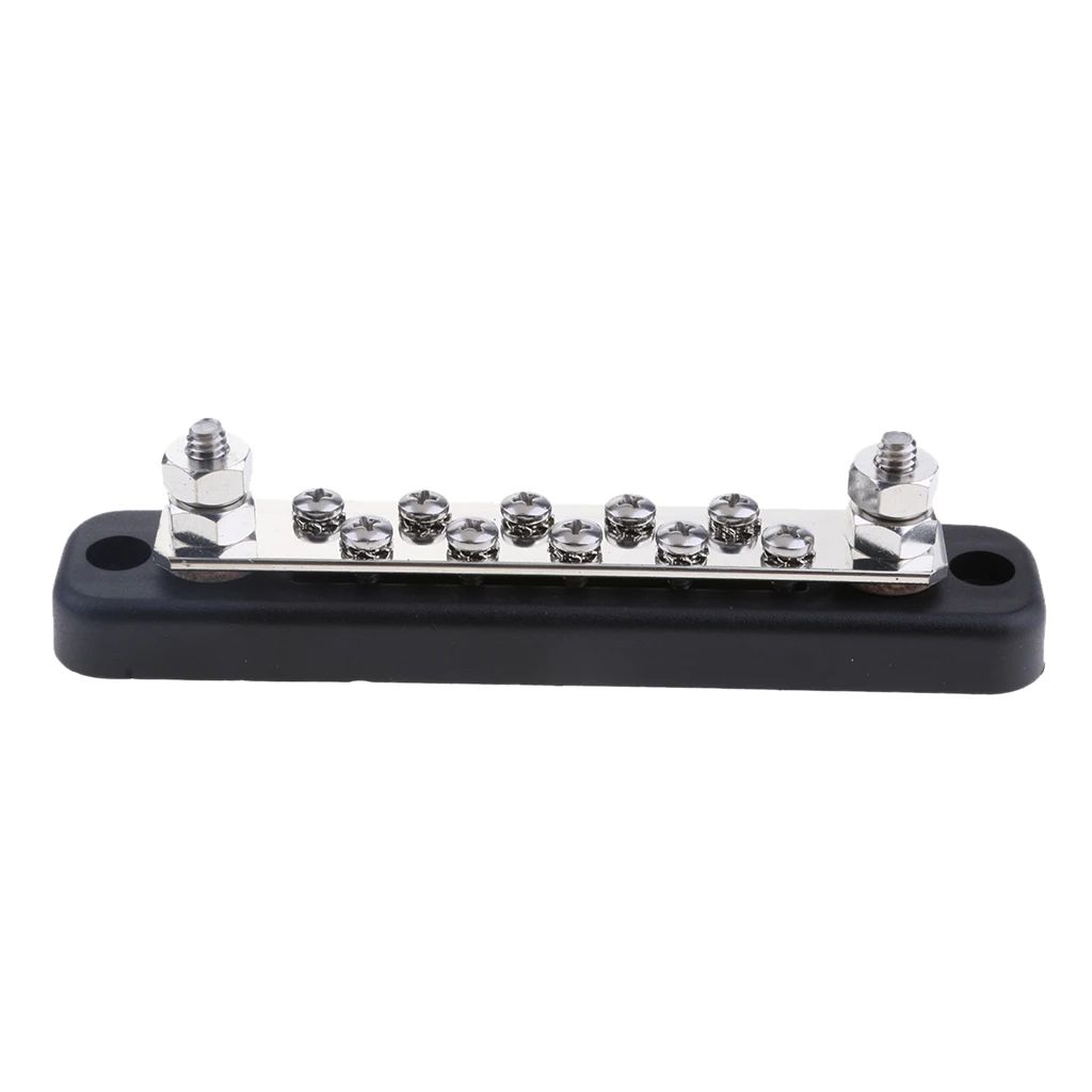 

Bus Bar 12V 10 Way/Point/Gang Terminal Block 10x4mm Marine Caravan Solar