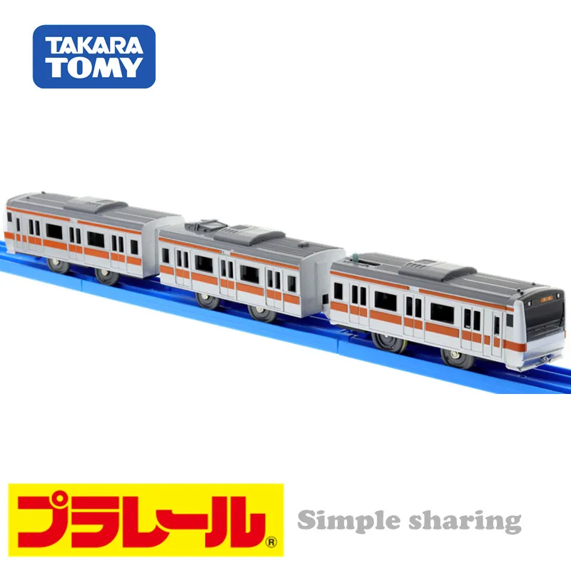 TOMY PLARAIL S 30 E233 центр линия батарея моторизованный 3 Car набор игрушечный поезд| |