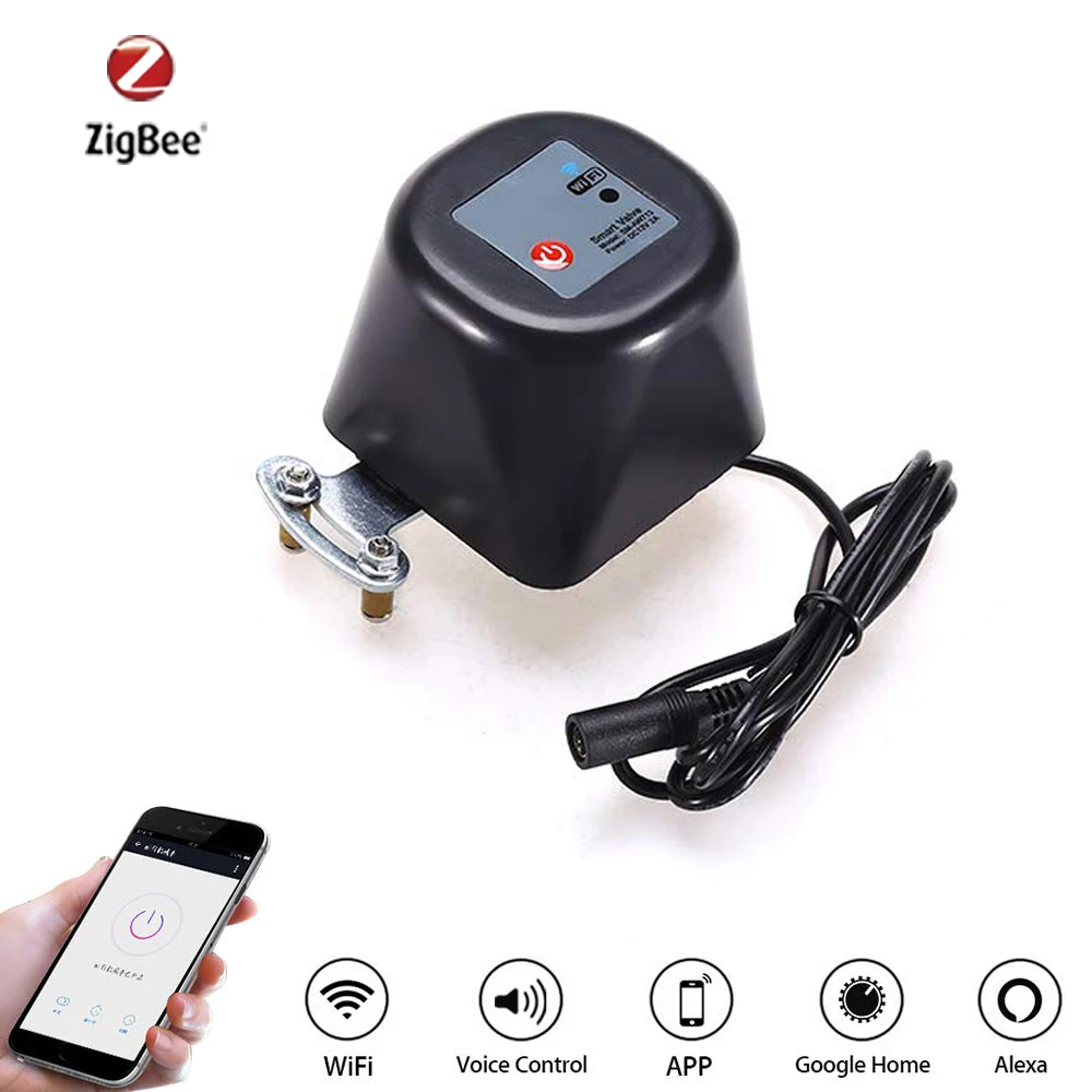 UseeLink Zigbee клапан 2 шт. умный водяной/газовый клапан домашняя Автоматизация управления работа с Alexa, Google Assistant, IFTTT power by tuya