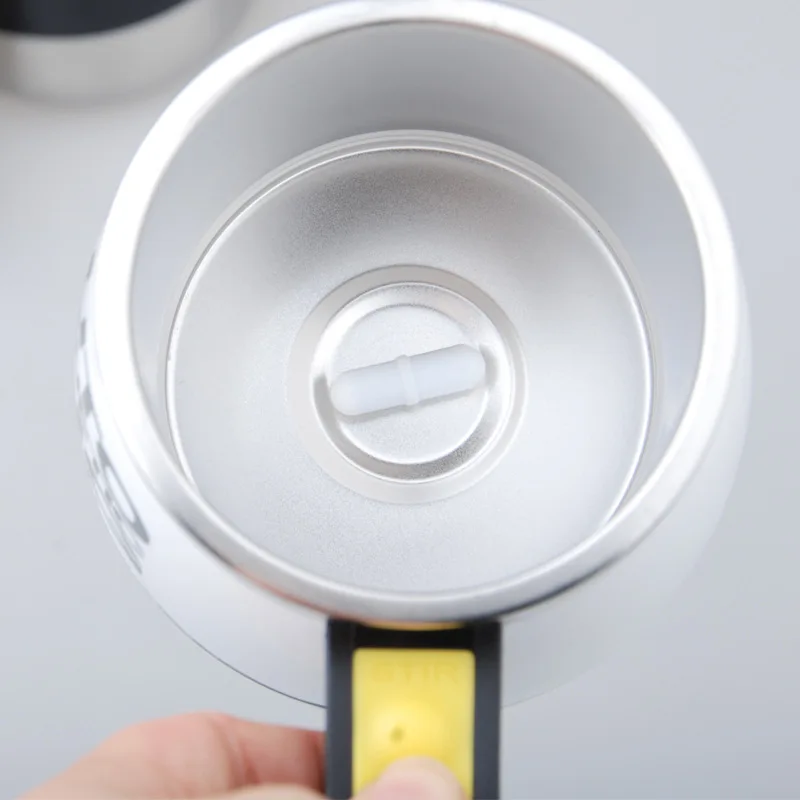 400ML Self Stirring Coffee Mug Automatic Mixing Cup for Milk Grain Lazy Electric Stainless Steel Magnetized | Дом и сад