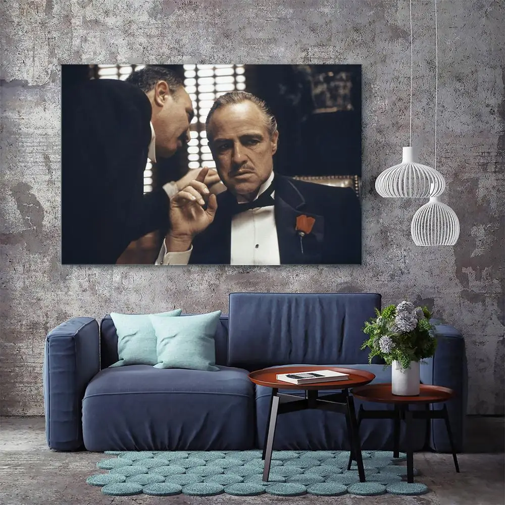 

Abstract Celebrity The Godfather Posters HD Prints Movie Character Pictures Wall Art Canvas Paintings For Living Room Home Decor