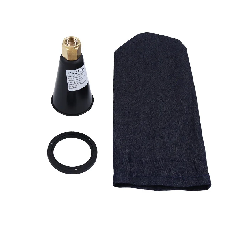 Портативный бытовой генератор сухого льда на углекислом газе с мешком для сбора